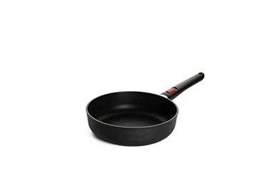Woll Eco Lite Hochrandpfanne - Induktiv -, Ø 28 cm, 7 cm hoch, mit abnehmbarem Stiel - Geeignet für alle Herdarten, 100% recyceltes Aluguss, backofenfest, schwarz im Sale